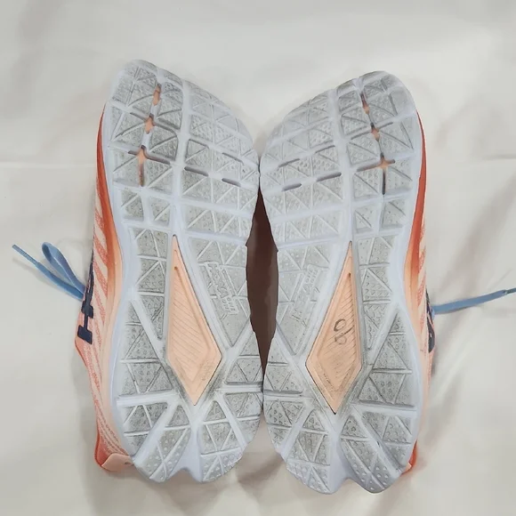 Hoka Women's Mach 5 Coral and Blue Athletic Shoes Size 9 - Picture 8 of 9